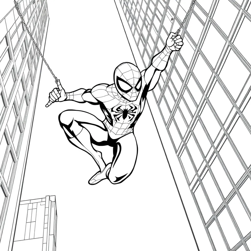 Spider-Man coloring page