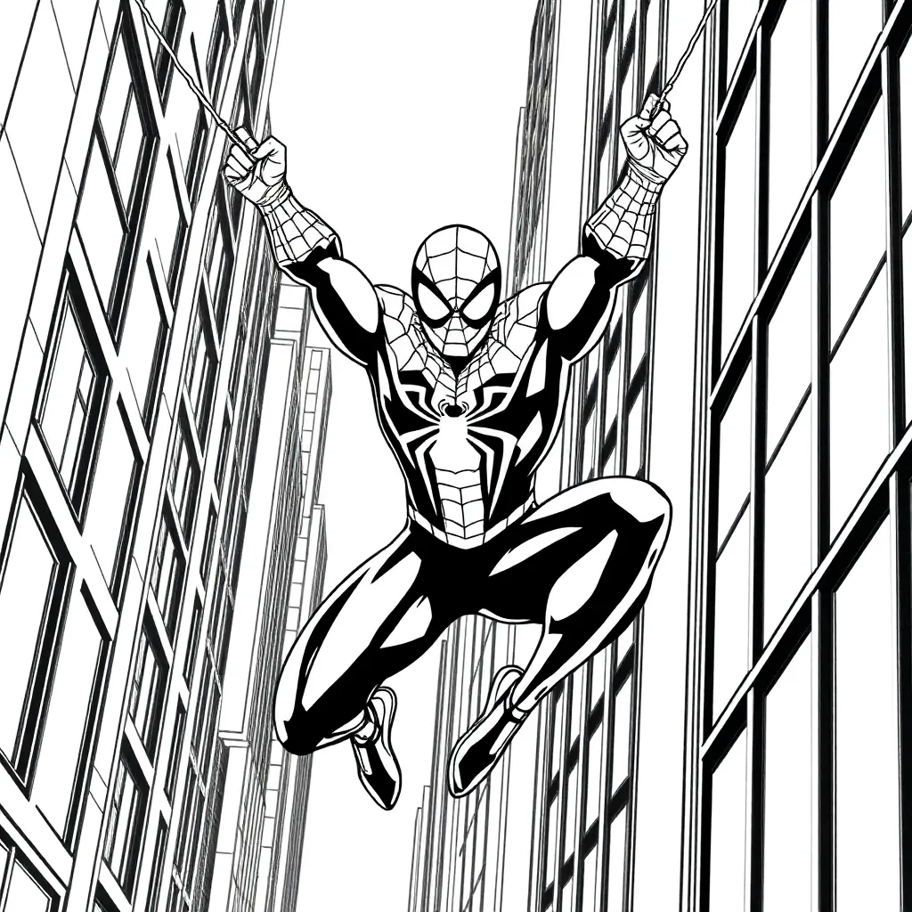 Spider-Man coloring page