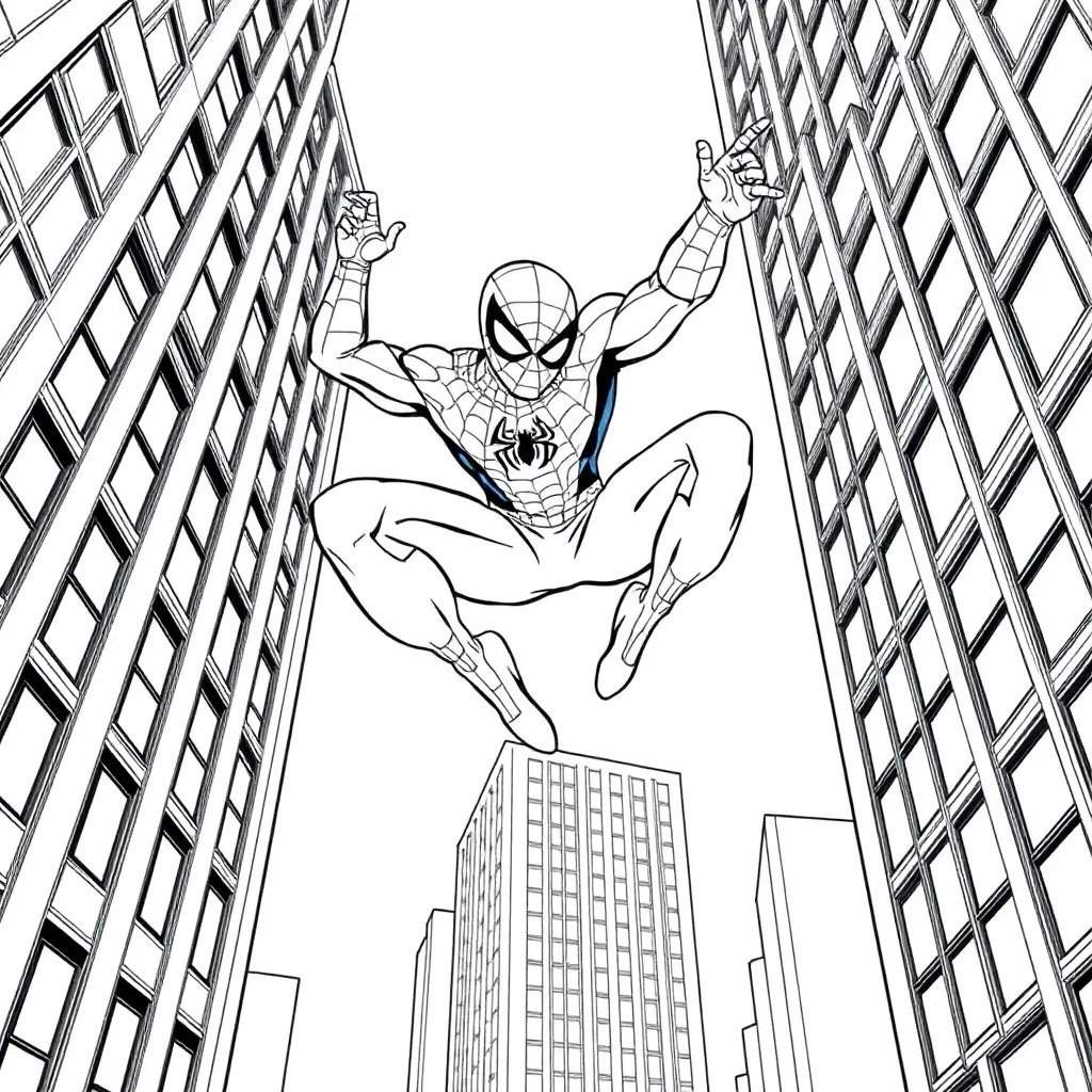 Spider-Man coloring page
