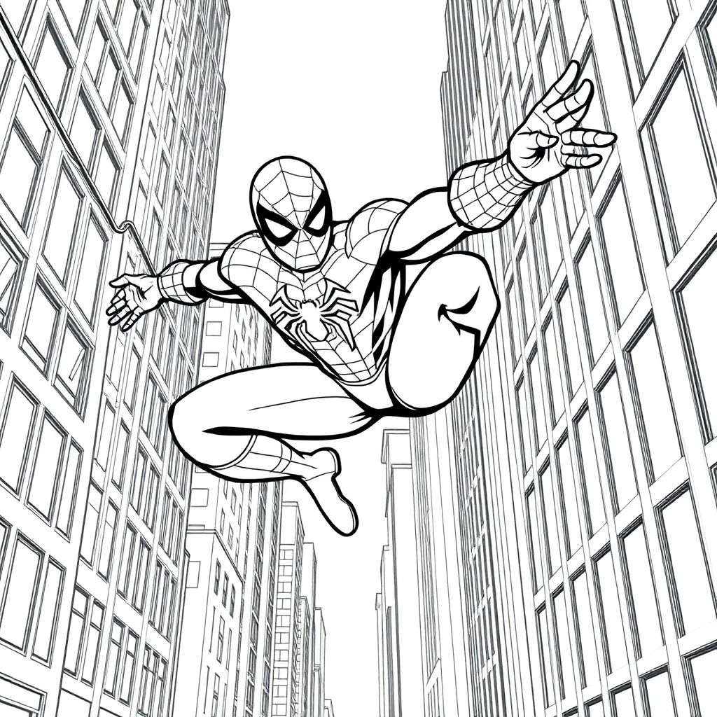 Spider-Man coloring page