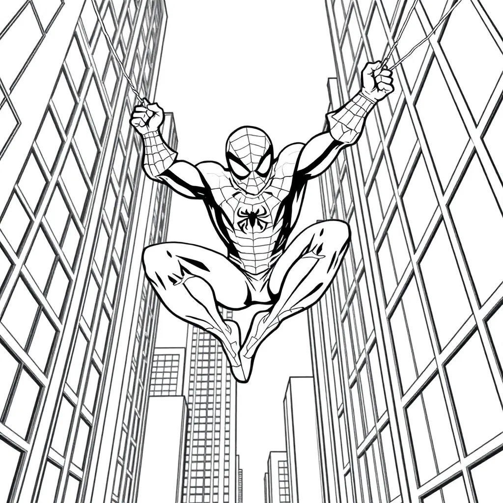 Spider-Man coloring page