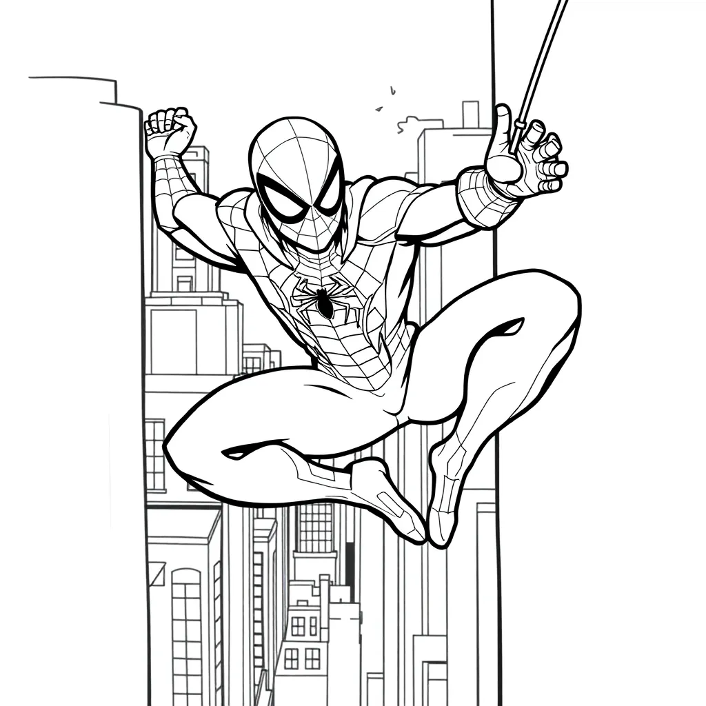 Spider-Man coloring page