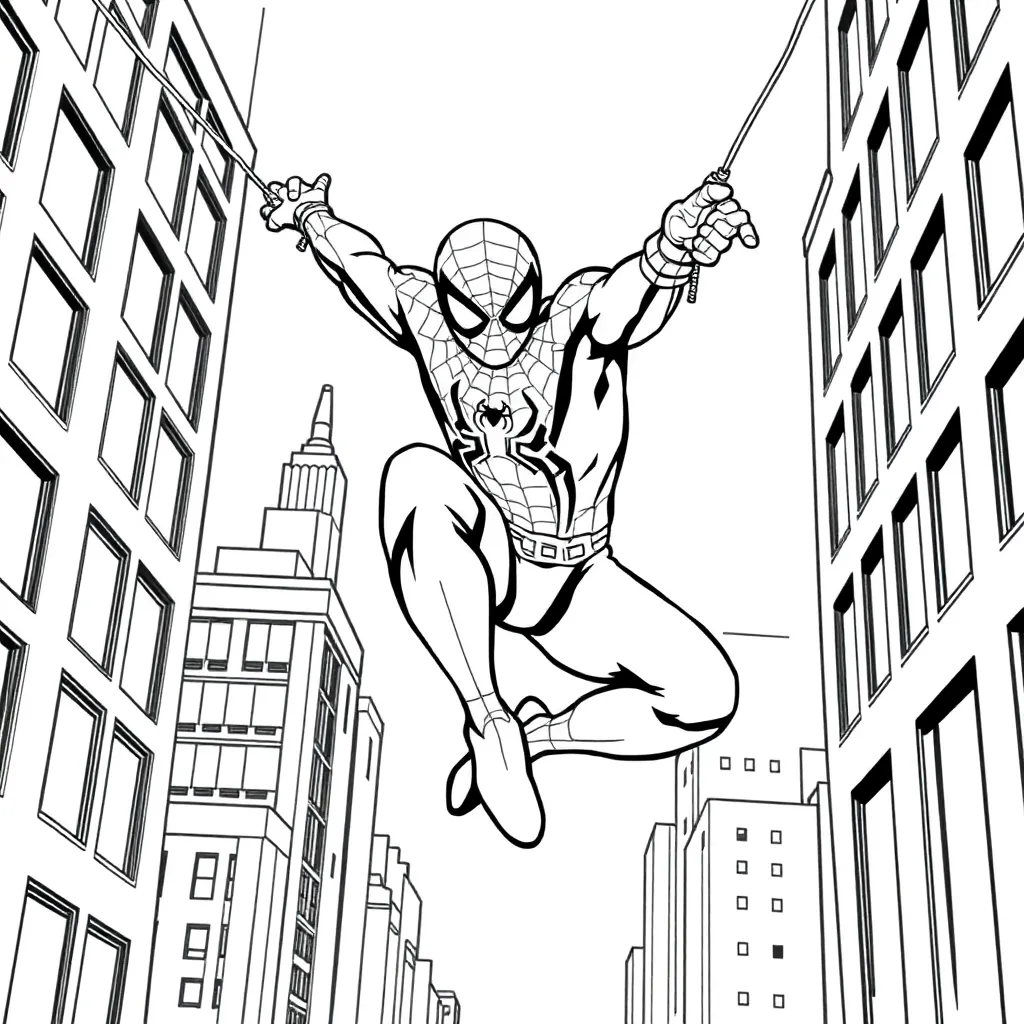 Spider-Man coloring page