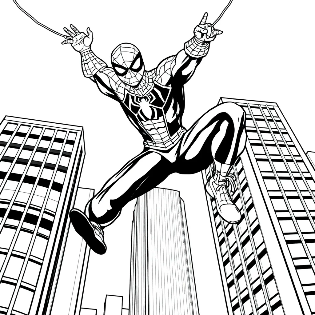 Spider-Man coloring page