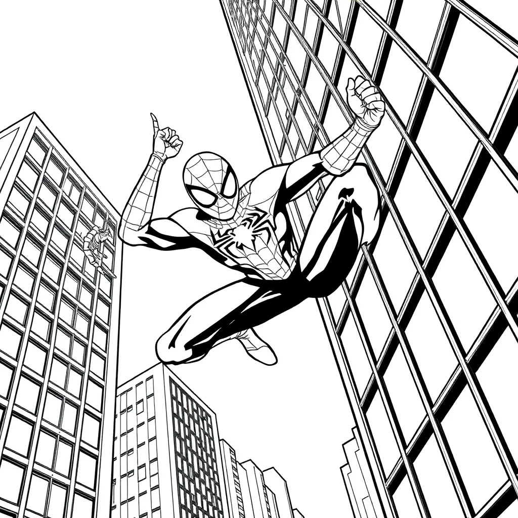 Spider-Man coloring page