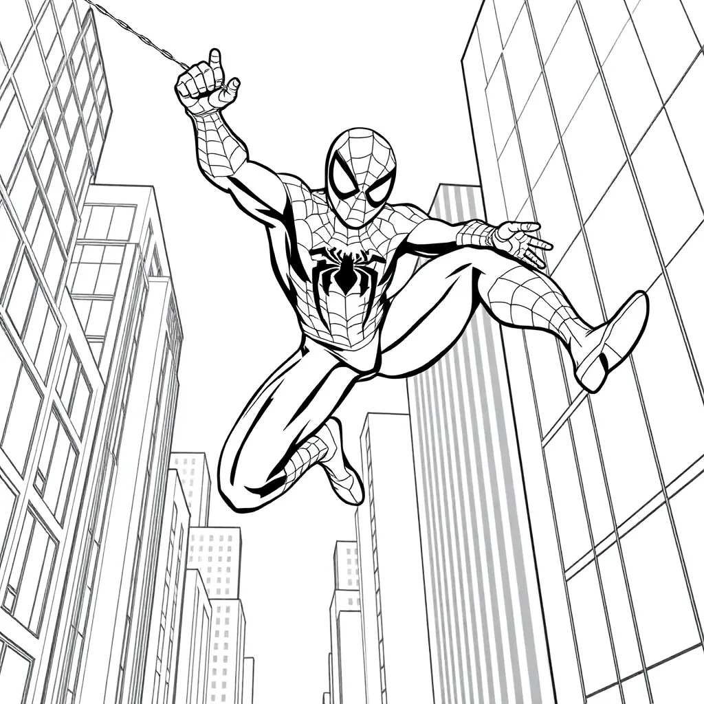 Spider-Man coloring page