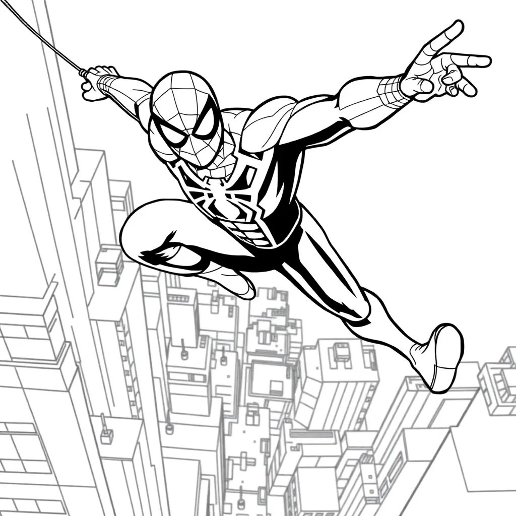 Spider-Man coloring page