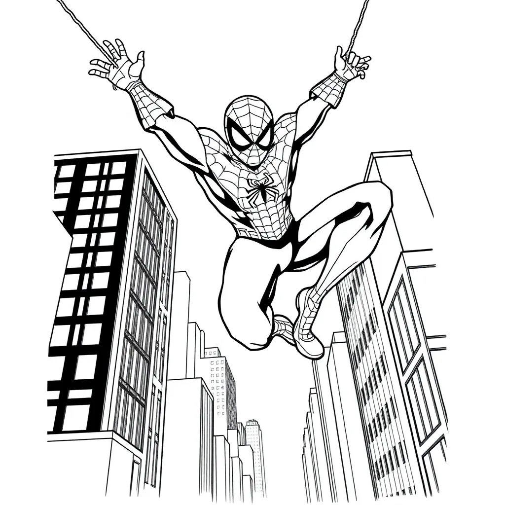 Spider-Man coloring page