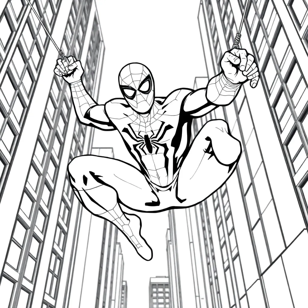 Spider-Man coloring page