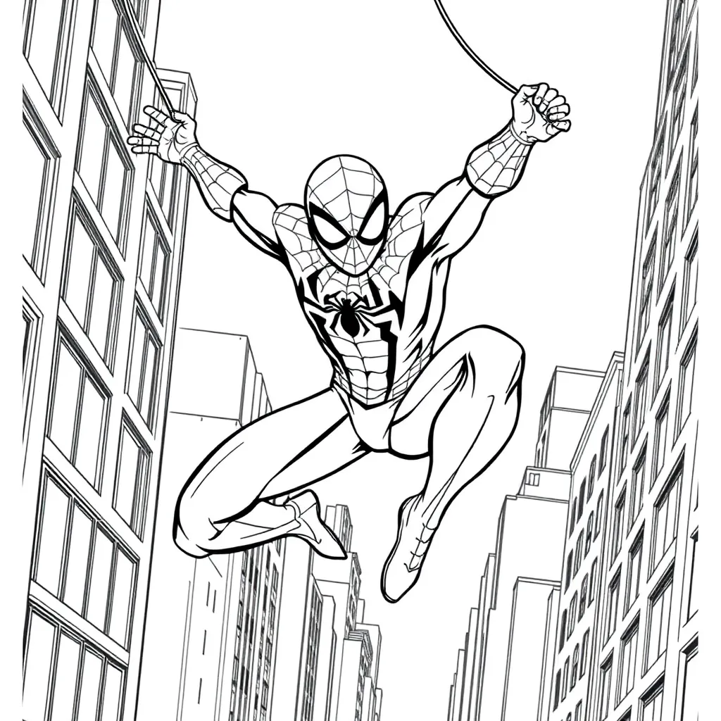 Spider-Man coloring page