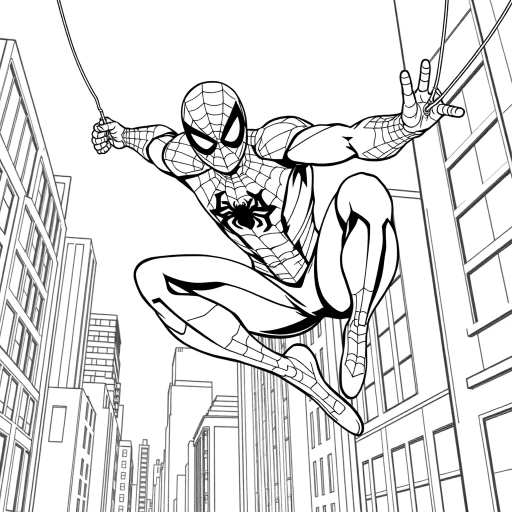 Spider-Man coloring page