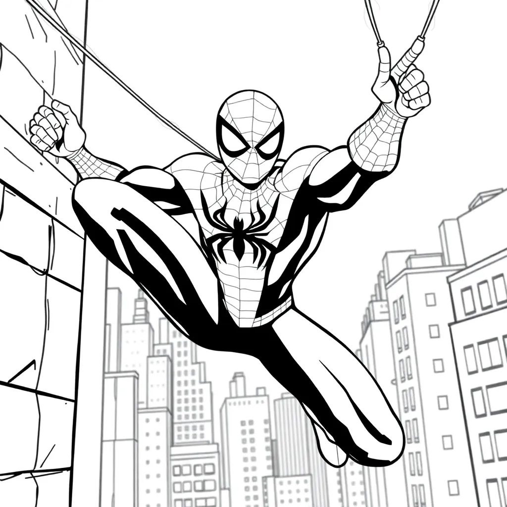 Spider-Man coloring page