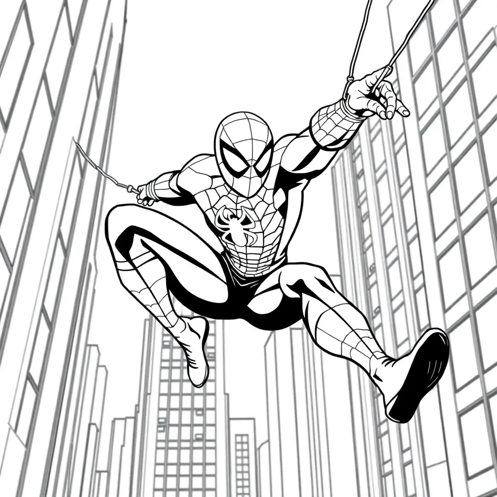 Spider-Man coloring page
