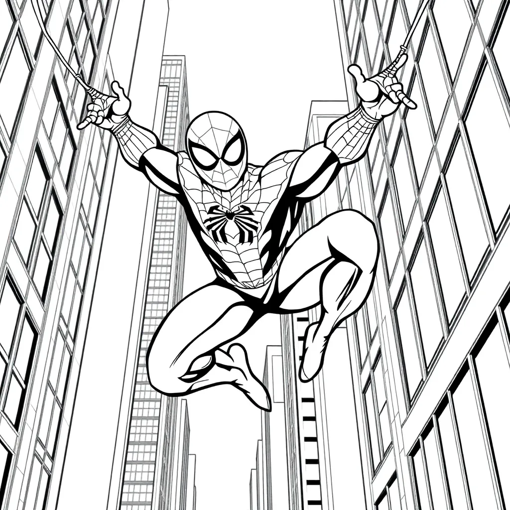 Spider-Man coloring page