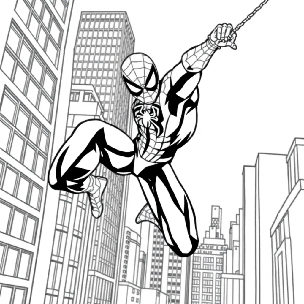 Spider-Man coloring page