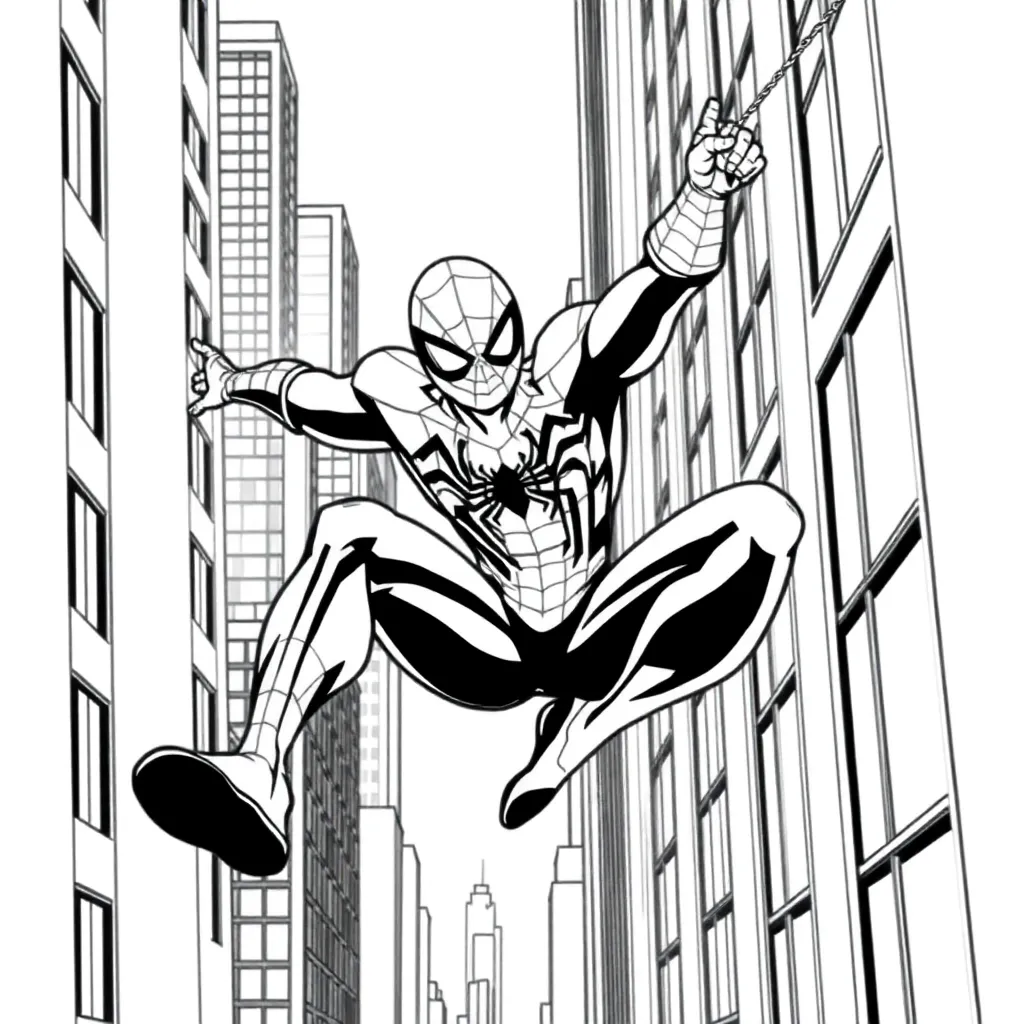 Spider-Man coloring page
