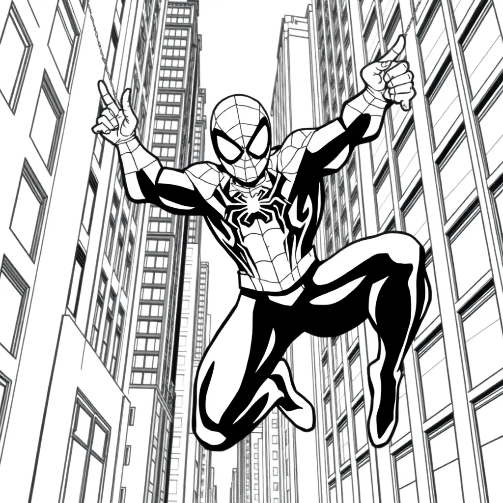 Spider-Man coloring page