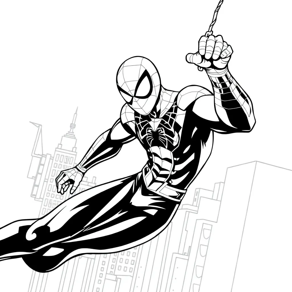 Spider-Man coloring page