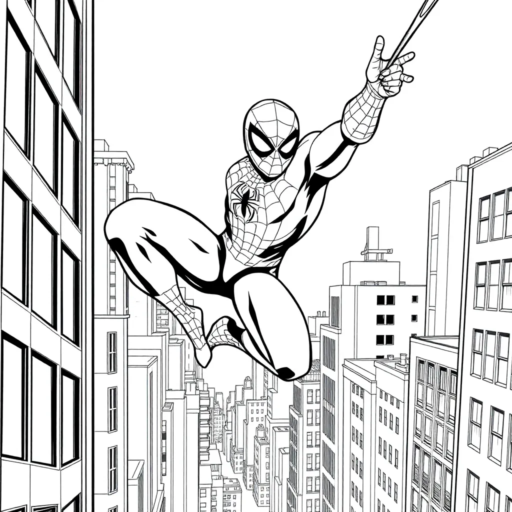 Spider-Man coloring page