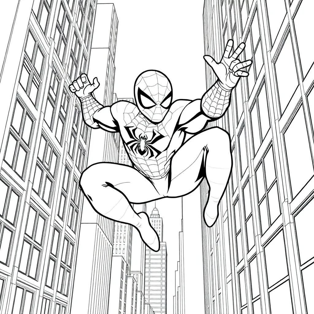 Spider-Man coloring page