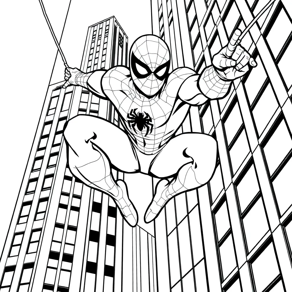 Spider-Man coloring page