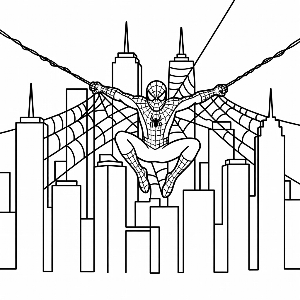 Spider-Man coloring page