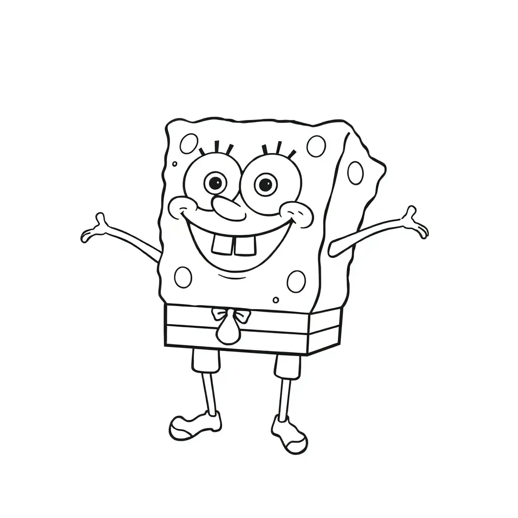 SpongeBob coloring page