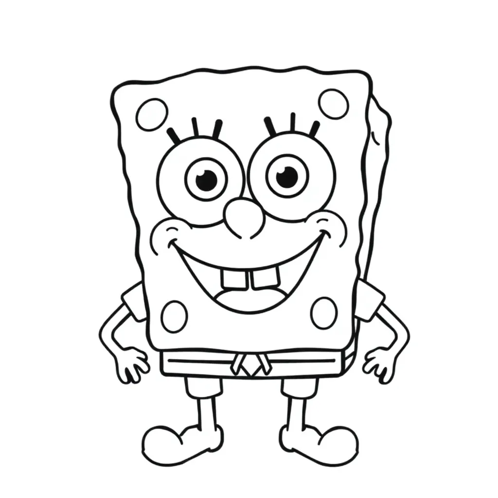 SpongeBob coloring page