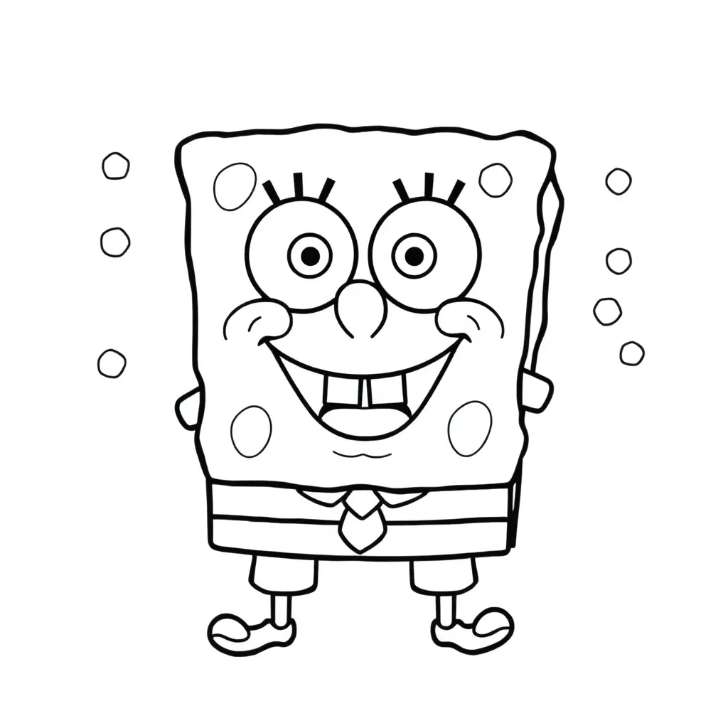 SpongeBob coloring page