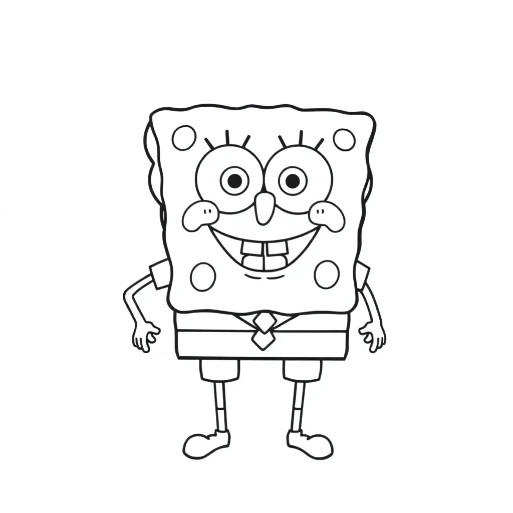 SpongeBob coloring page