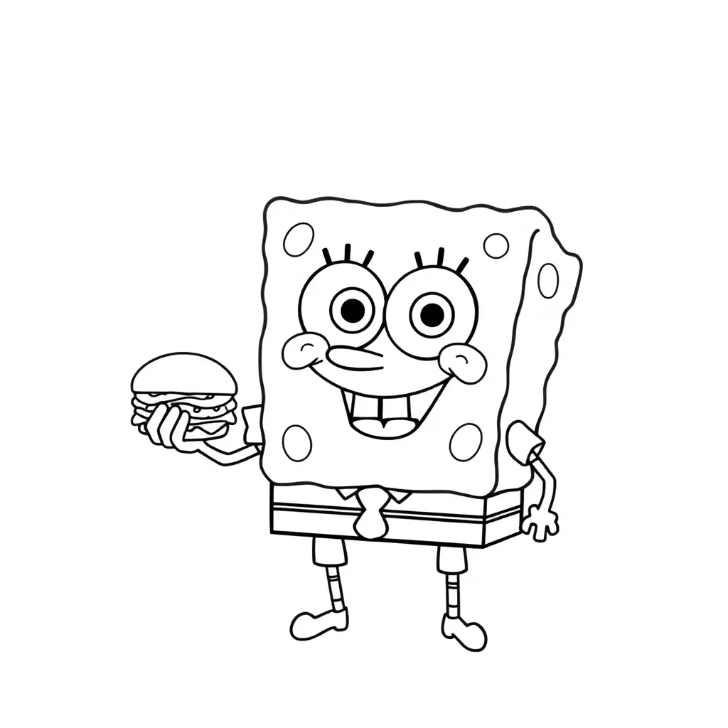 SpongeBob coloring page
