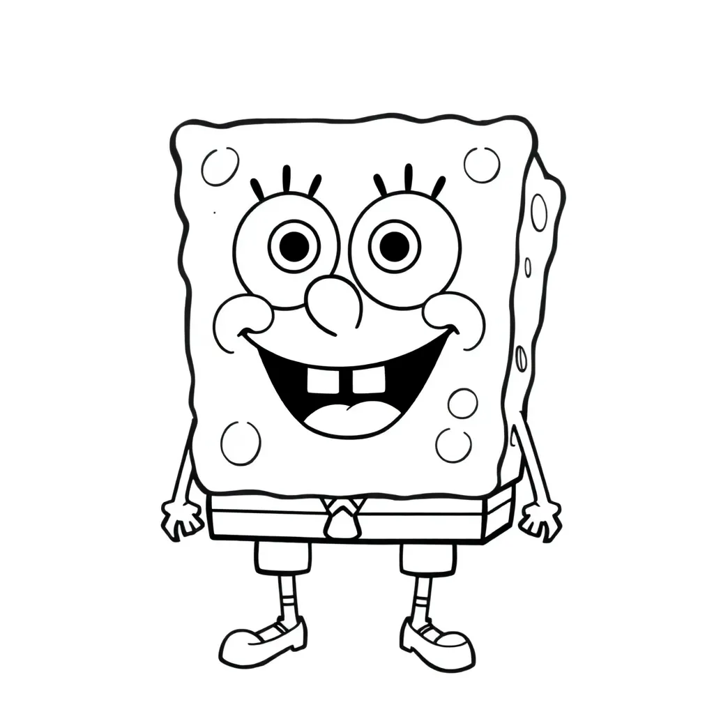 SpongeBob coloring page