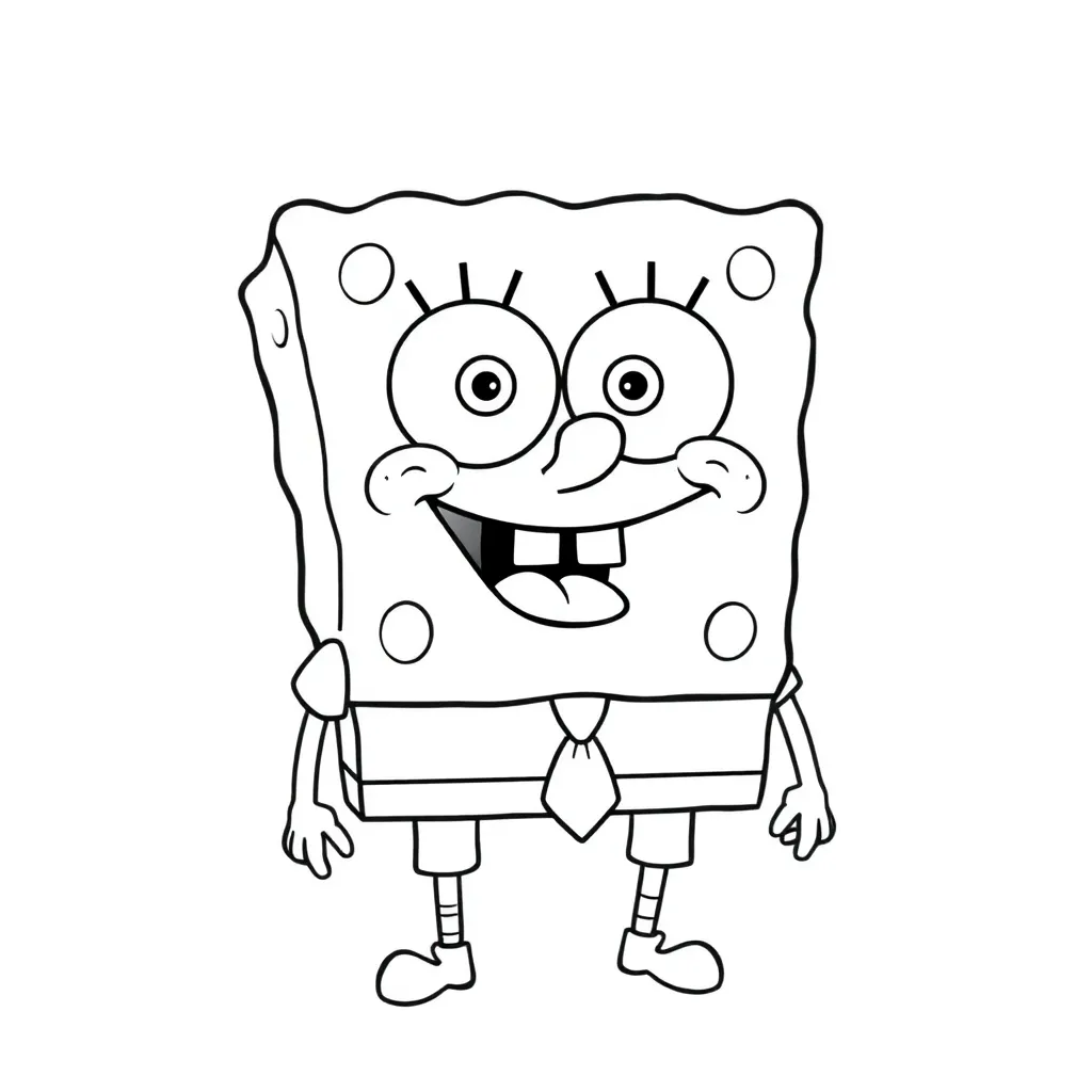 SpongeBob coloring page