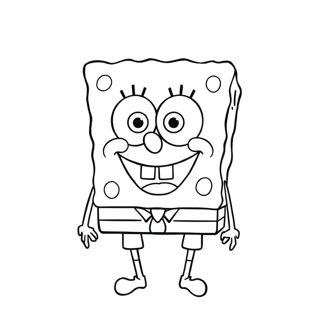 SpongeBob coloring page