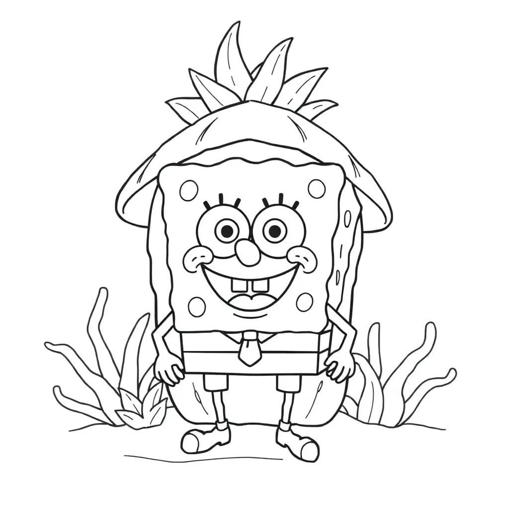 SpongeBob coloring page