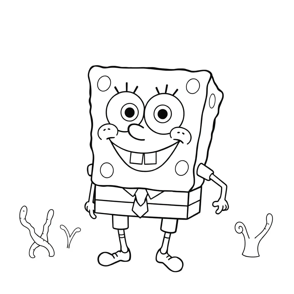 SpongeBob coloring page