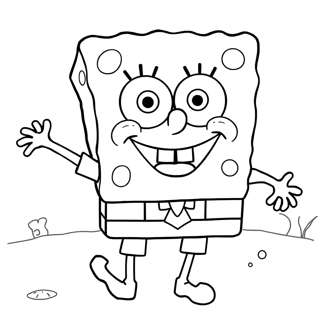 SpongeBob coloring page