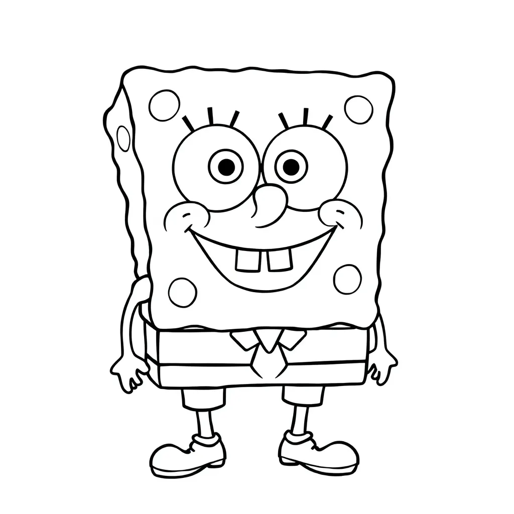 SpongeBob coloring page