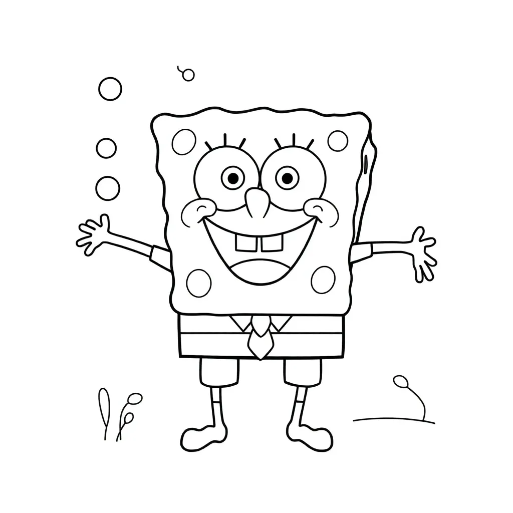 SpongeBob coloring page