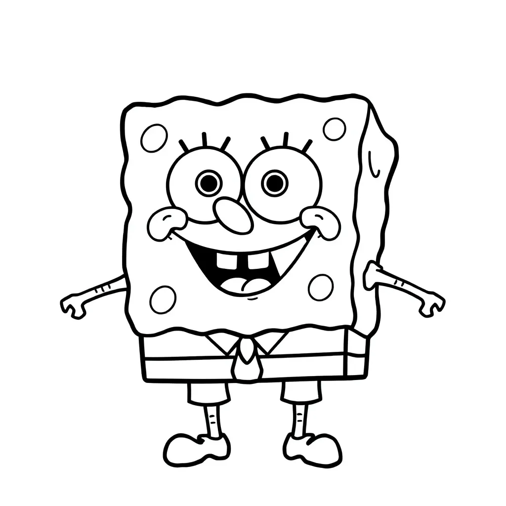 SpongeBob coloring page