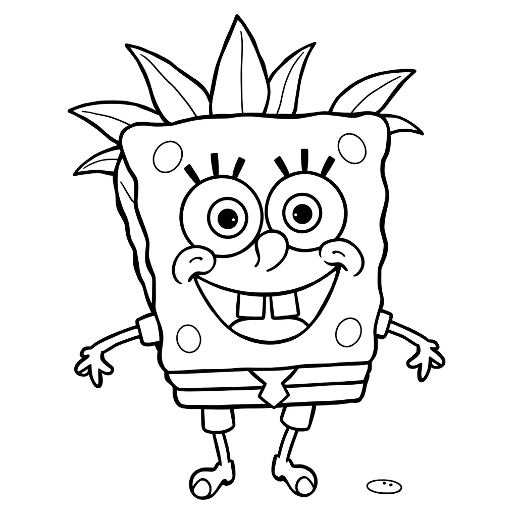 SpongeBob coloring page