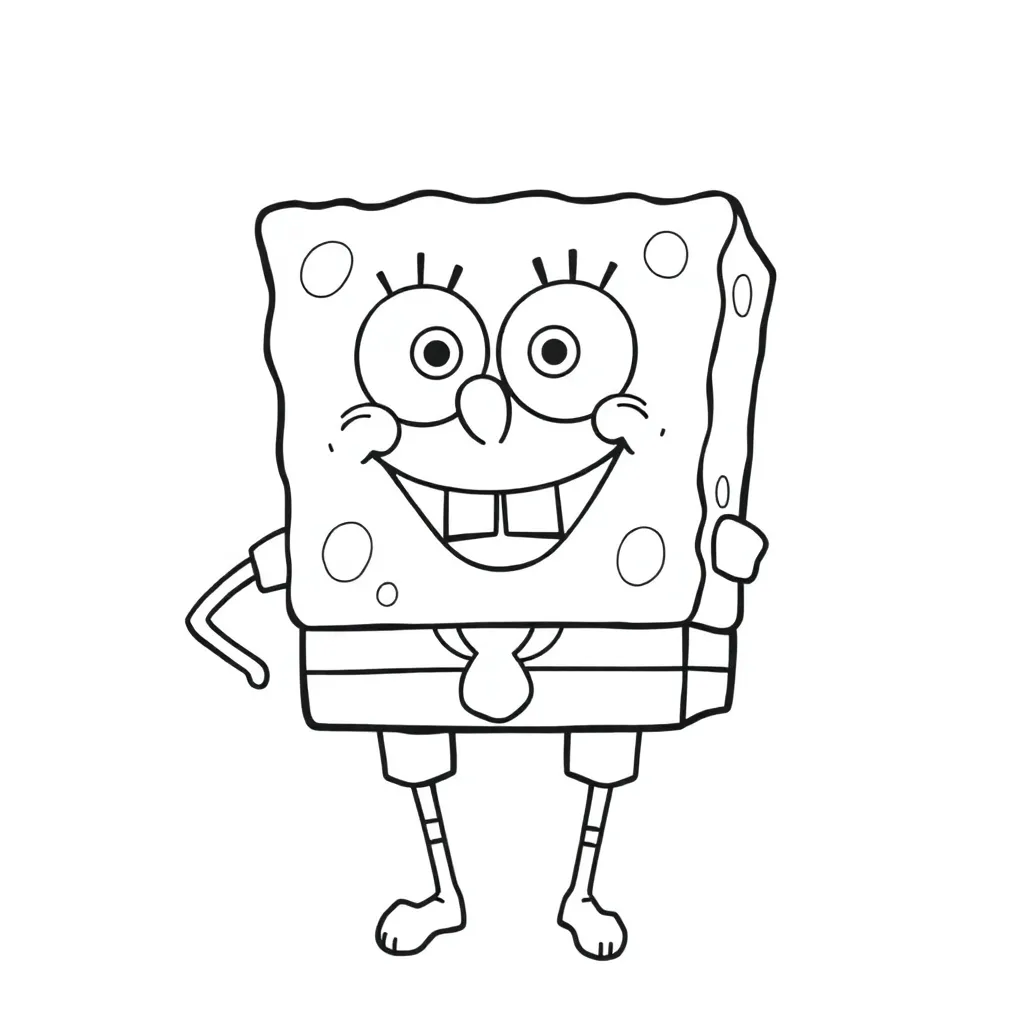 SpongeBob coloring page