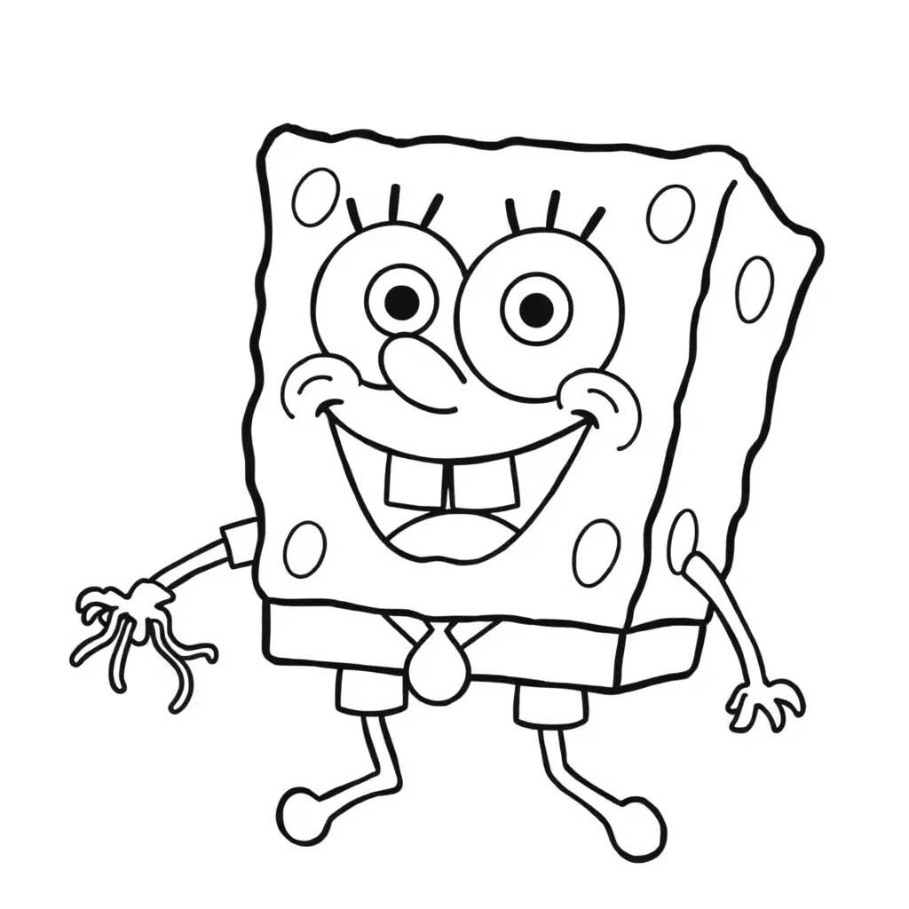 SpongeBob coloring page
