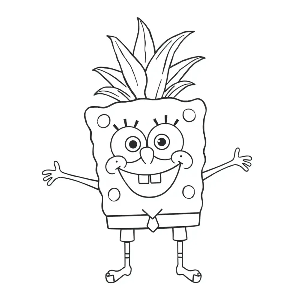 SpongeBob coloring page