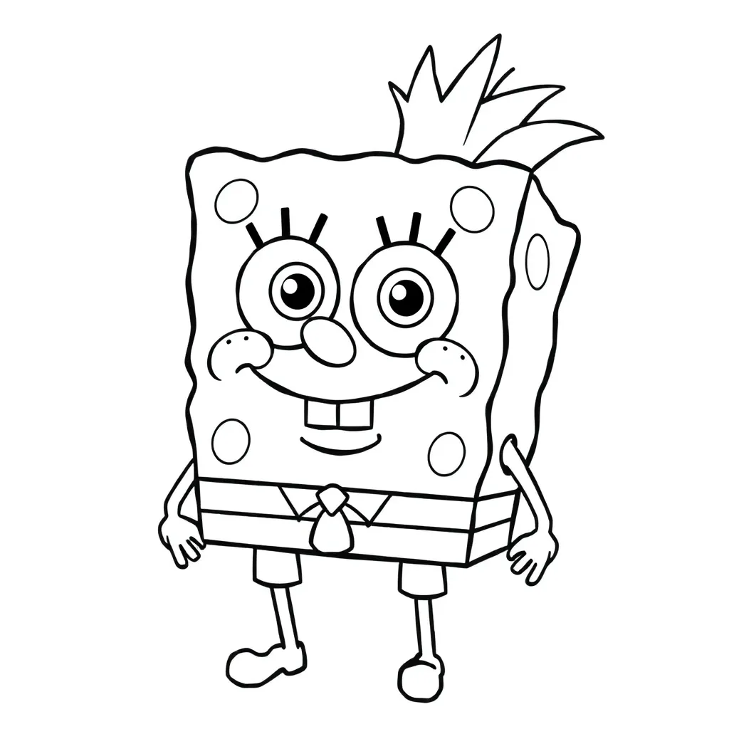 SpongeBob coloring page