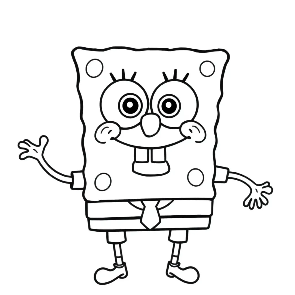 SpongeBob coloring page