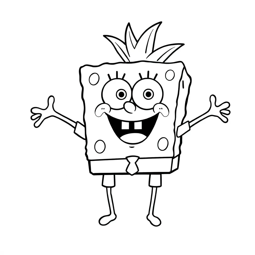 SpongeBob coloring page