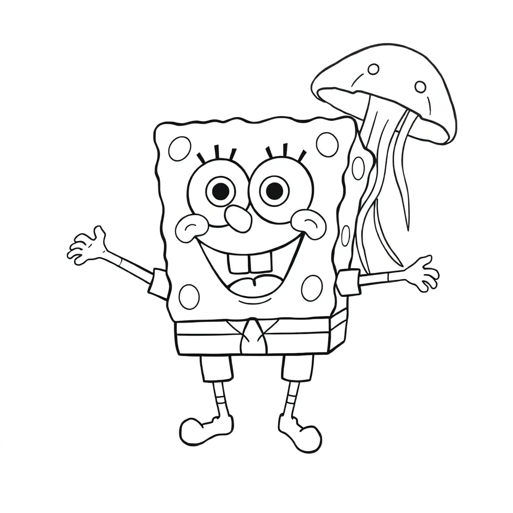 SpongeBob coloring page