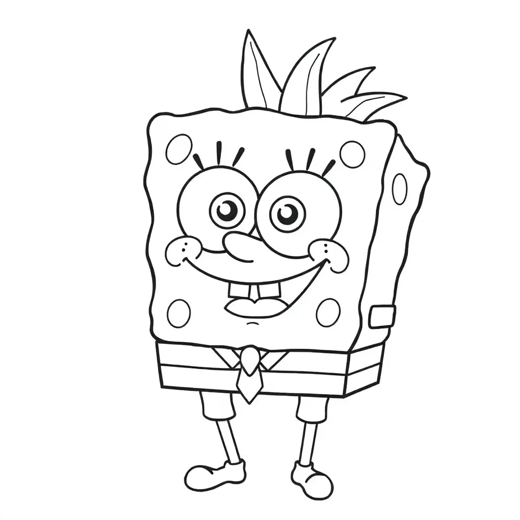 SpongeBob coloring page