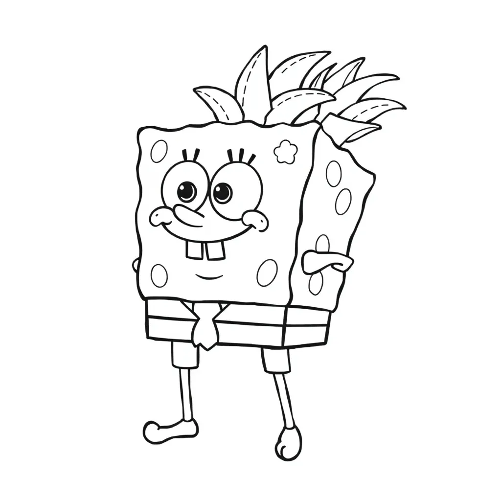 SpongeBob coloring page
